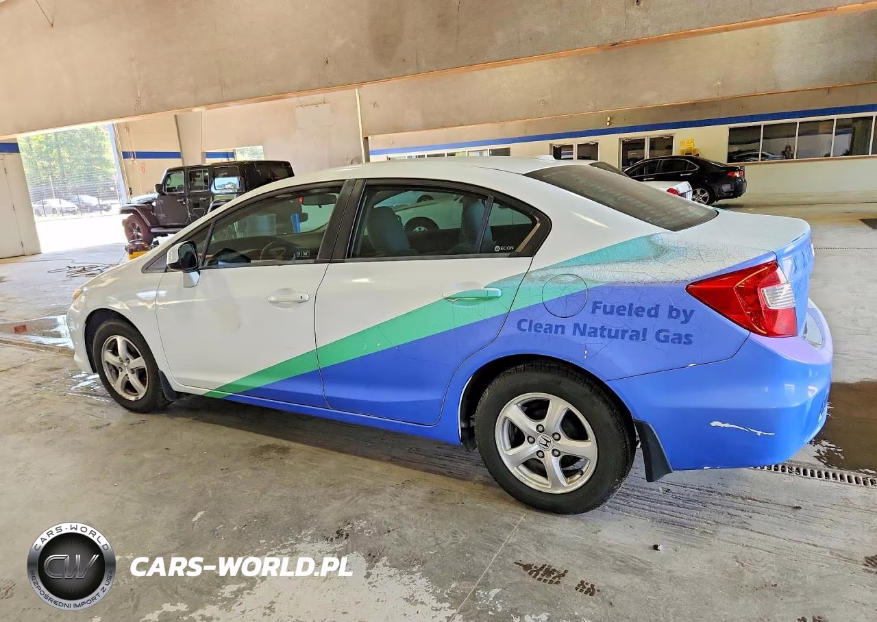 2012 Honda Civic Natural Gas VIN:19XFB5F53CE000591 - 2