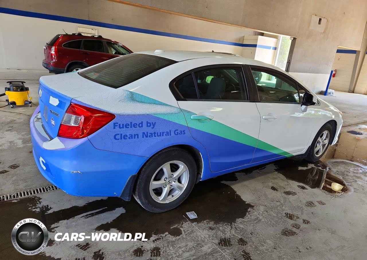 2012 Honda Civic Natural Gas VIN:19XFB5F53CE000591 - 3