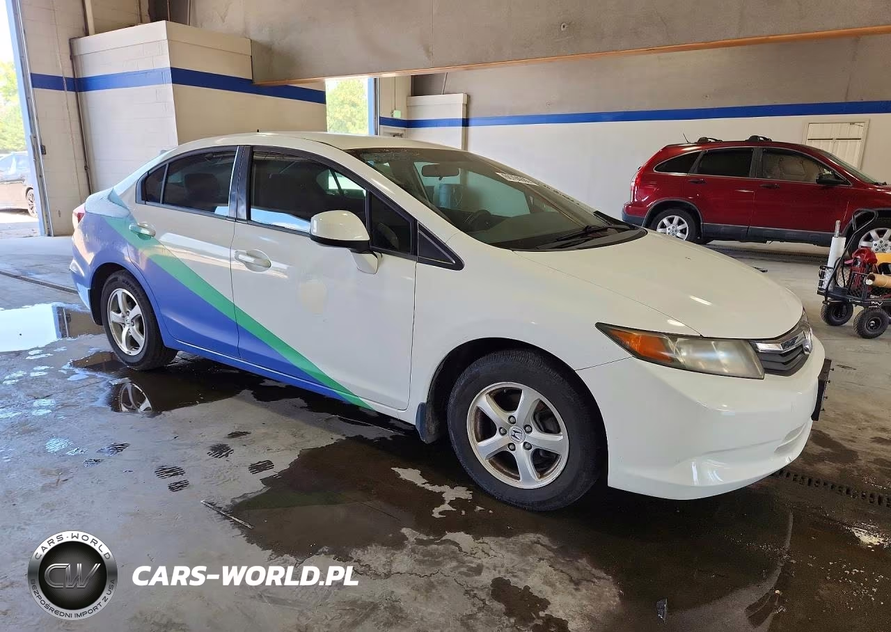 2012 Honda Civic Natural Gas VIN:19XFB5F53CE000591 - 4