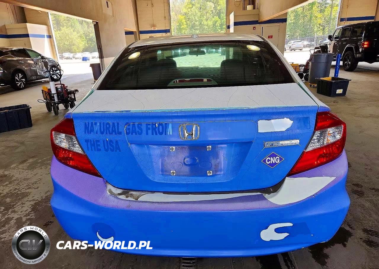 2012 Honda Civic Natural Gas VIN:19XFB5F53CE000591 - 6