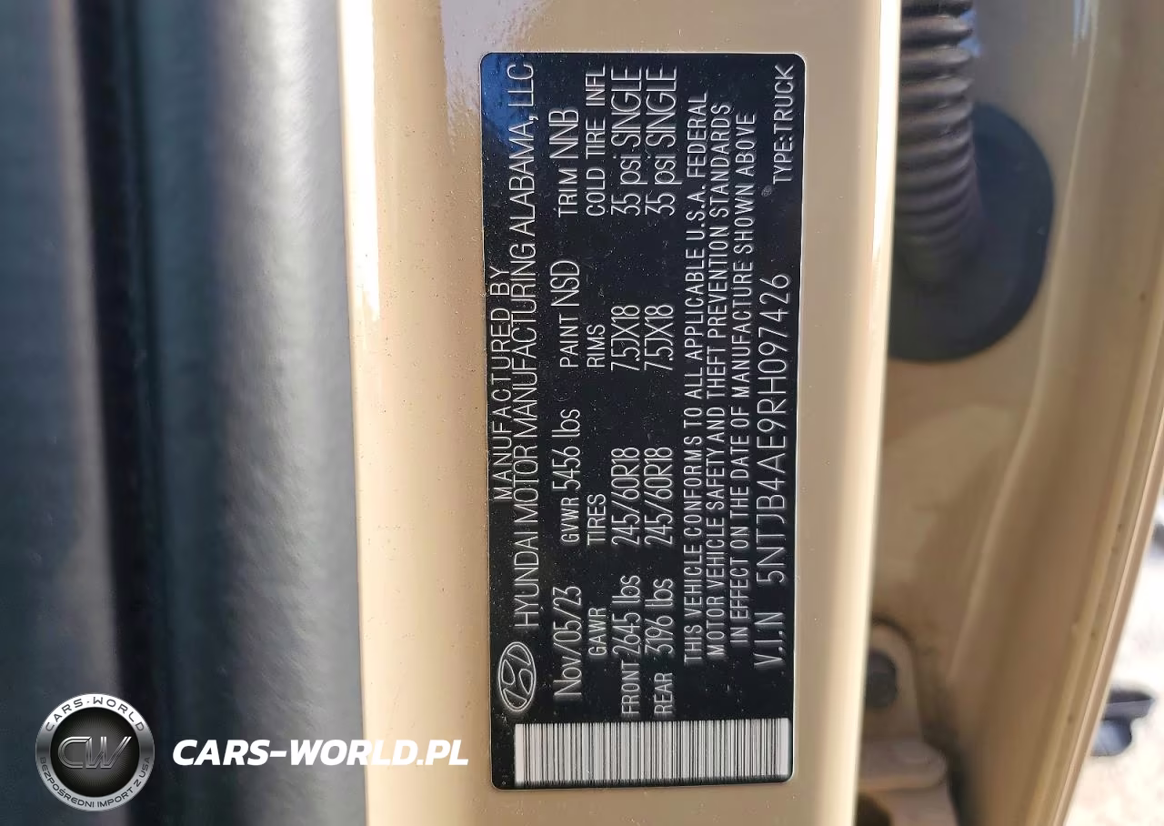 2024 Hyundai Santa Cruz Sel VIN:5NTJB4AE9RH097426 - 14