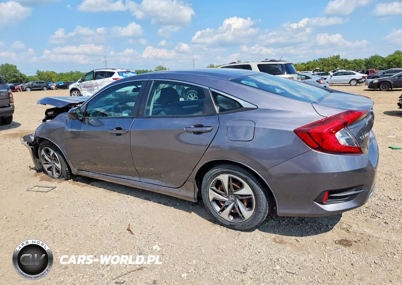 2019 Honda Civic Lx VIN:19XFC2F67KE024590 - 2