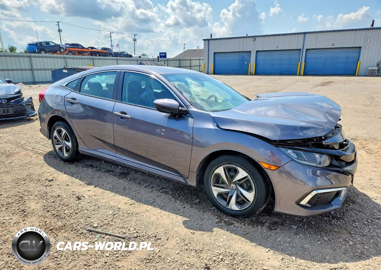 2019 Honda Civic Lx VIN:19XFC2F67KE024590 - 4