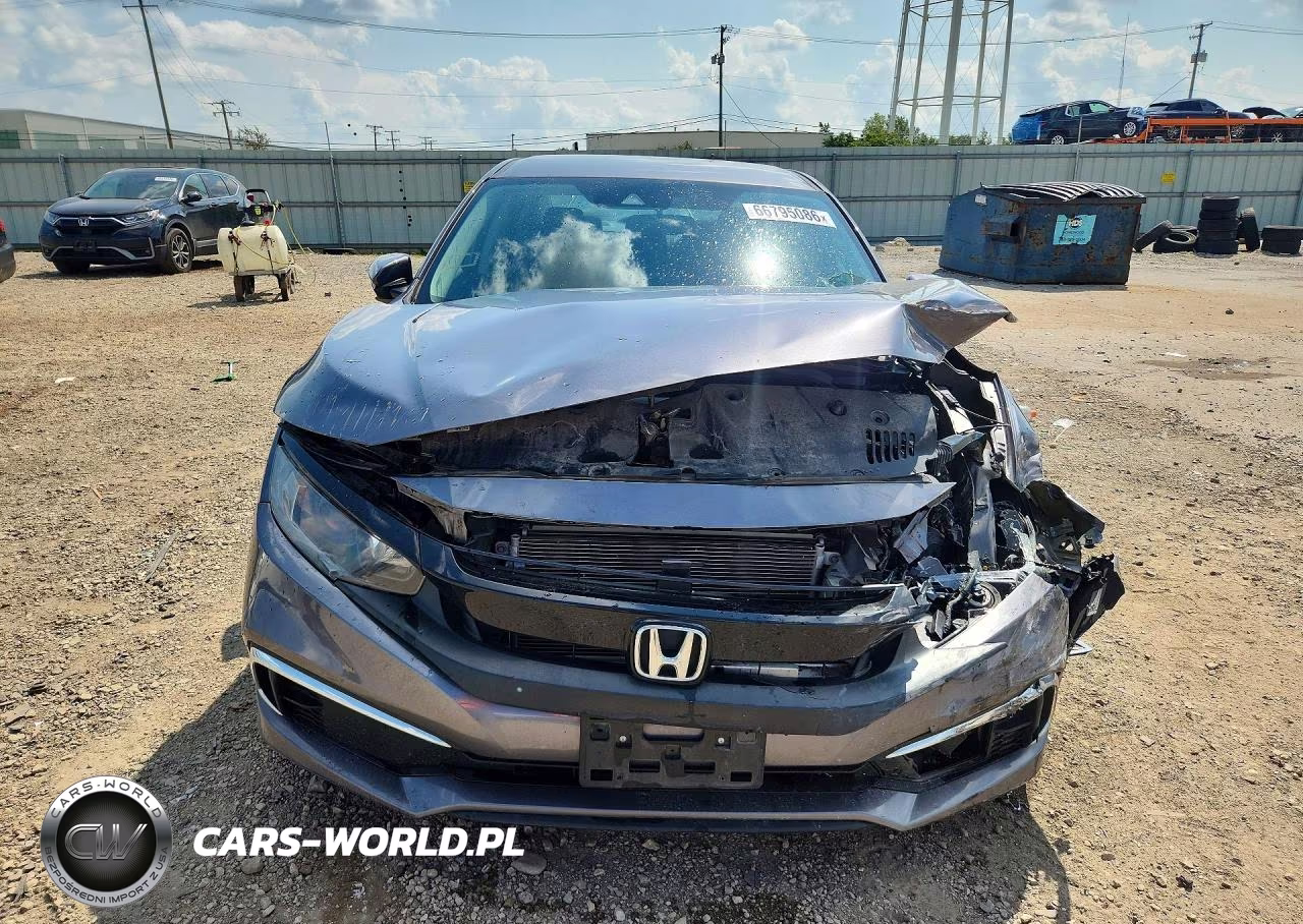 2019 Honda Civic Lx VIN:19XFC2F67KE024590 - 5