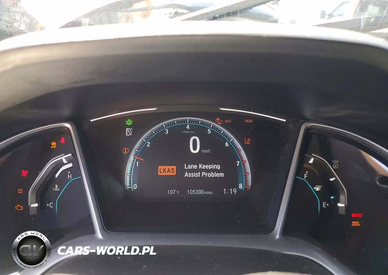 2020 Honda Civic Exl VIN:19XFC1F72LE217251 - 9