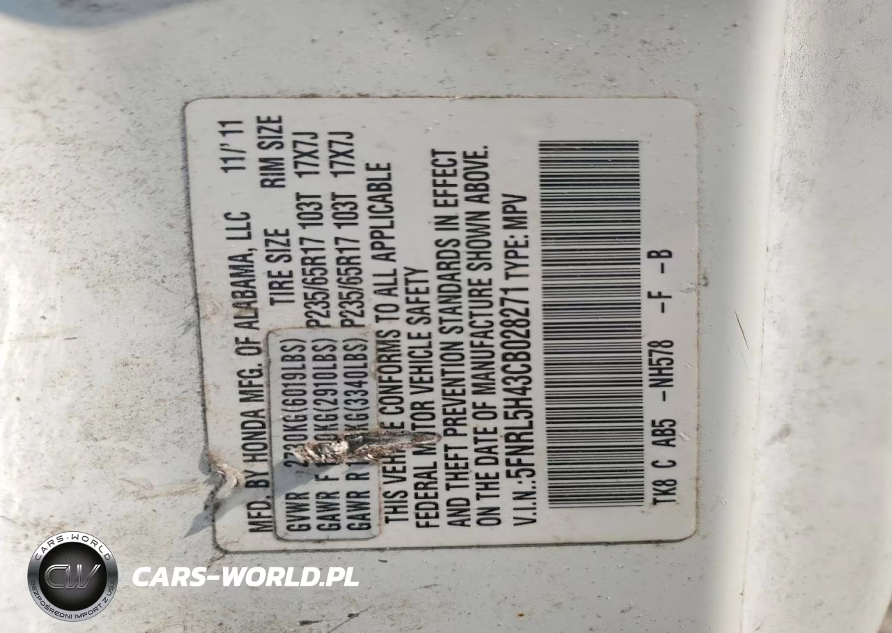 2012 Honda Odyssey Ex VIN:5FNRL5H43CB028271 - 13
