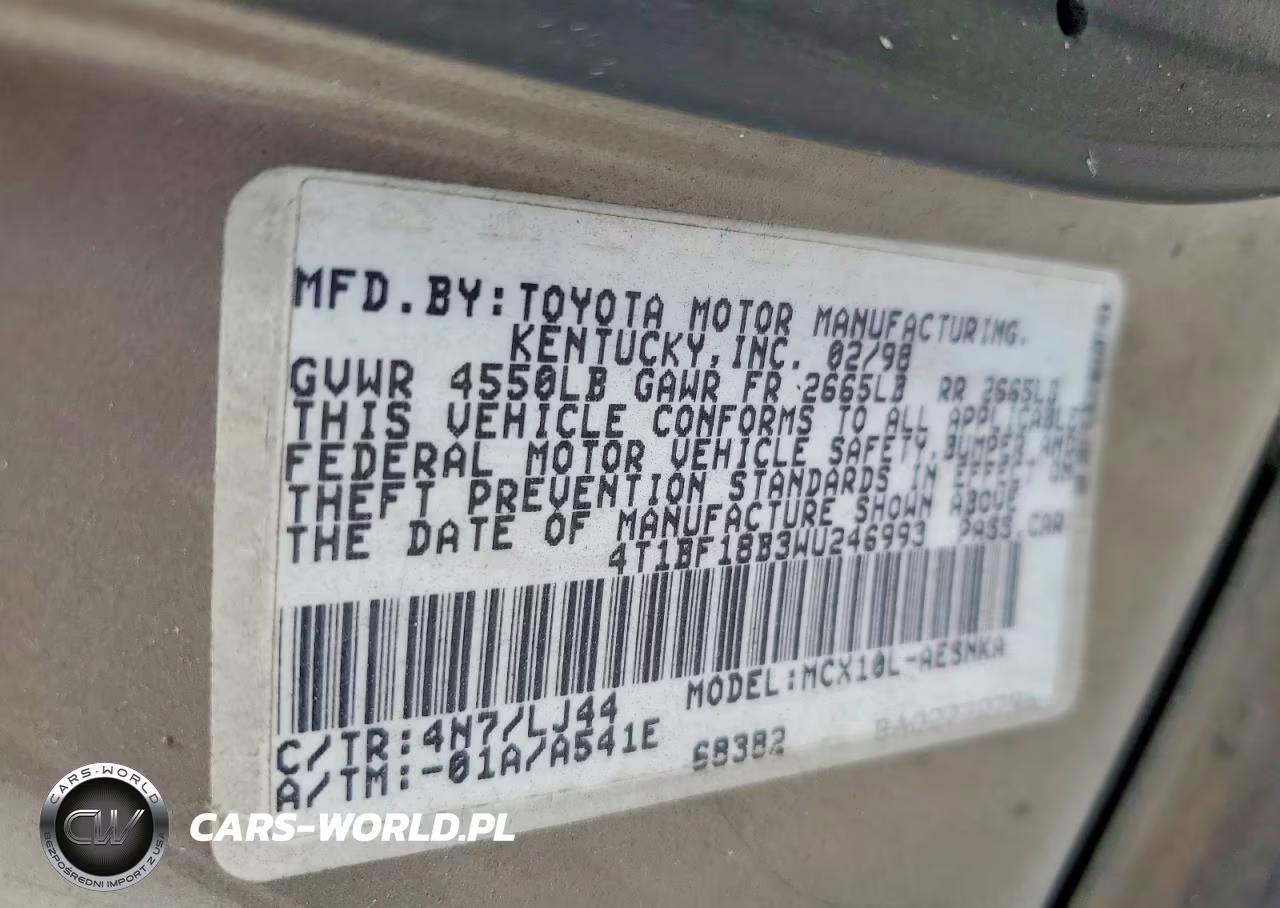 1998 Toyota Avalon Xl VIN:4T1BF18B3WU246993 - 13