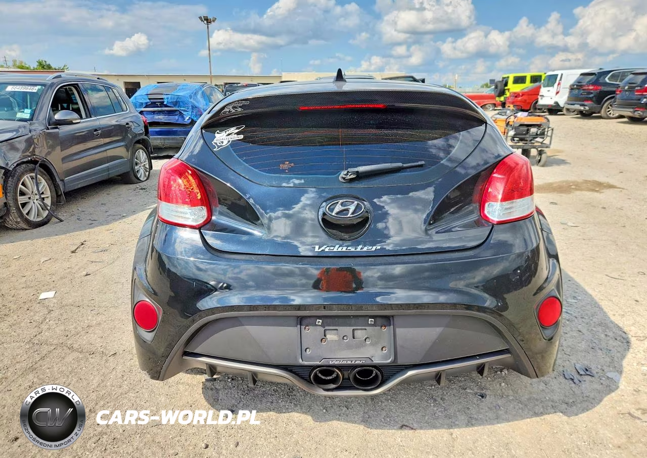 2013 Hyundai Veloster Turbo VIN:KMHTC6AE7DU129056 - 6