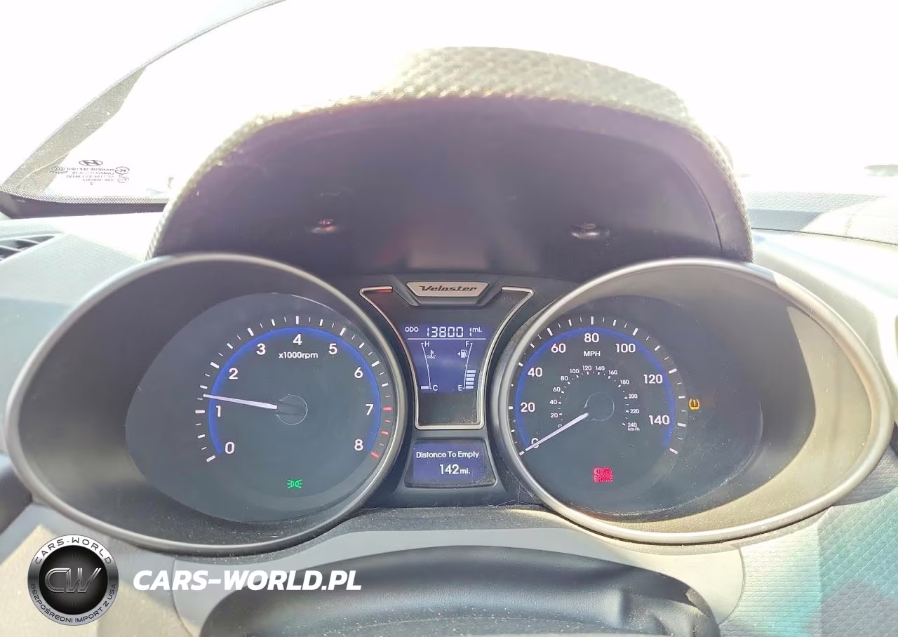 2013 Hyundai Veloster Turbo VIN:KMHTC6AE7DU129056 - 9
