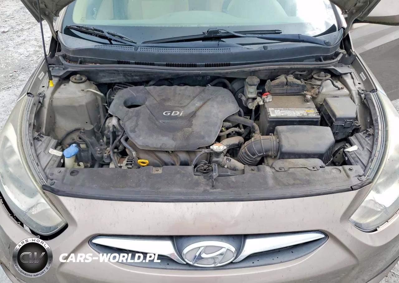 2013 Hyundai Accent Gls VIN:KMHCT4AE9DU571549 - 11