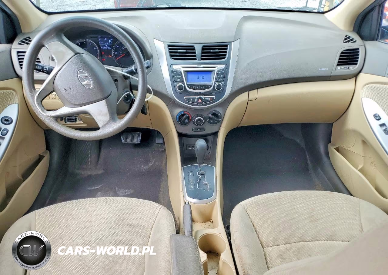 2013 Hyundai Accent Gls VIN:KMHCT4AE9DU571549 - 8