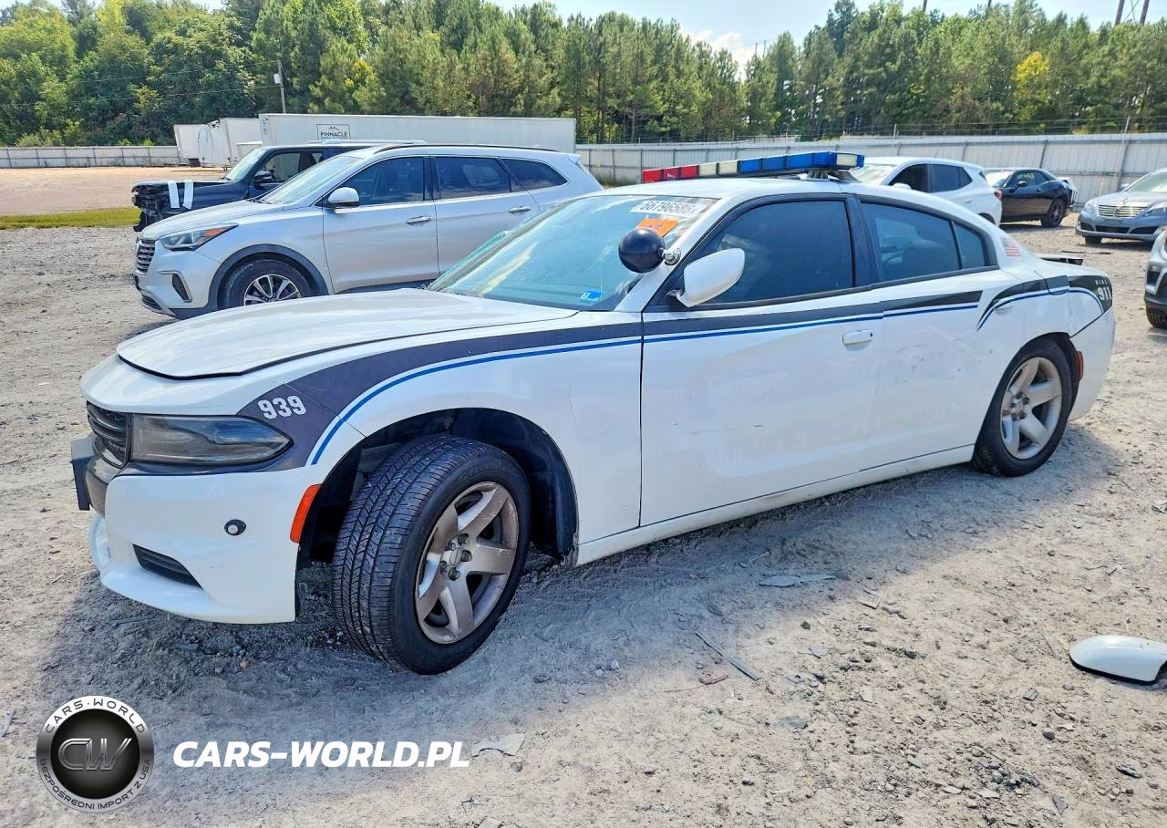 2019 Dodge Charger Police VIN:2C3CDXAGXKH742141 - 1