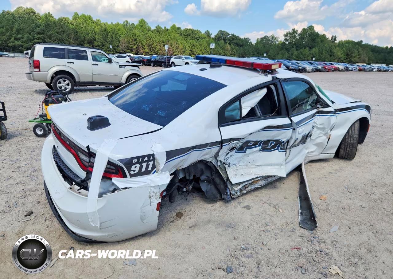 2019 Dodge Charger Police VIN:2C3CDXAGXKH742141 - 3