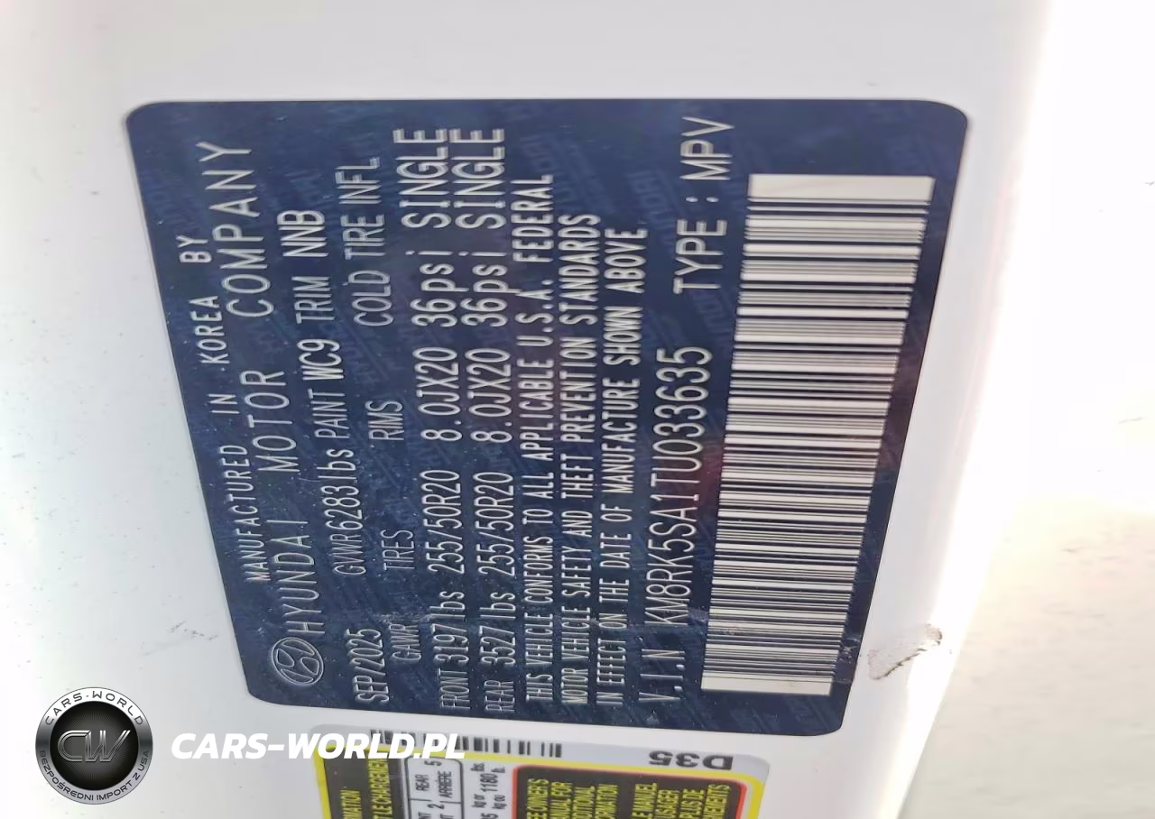 2026 Hyundai Palisade Limited VIN:KM8RK5SA1TU033635 - 13