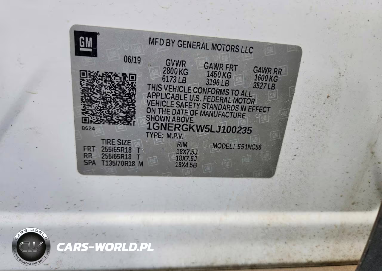 2020 Chevrolet Traverse Lt VIN:1GNERGKW5LJ100235 - 14