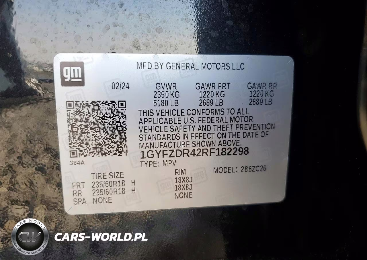 2024 Cadillac Xt4 Premium Luxury VIN:1GYFZDR42RF182298 - 13