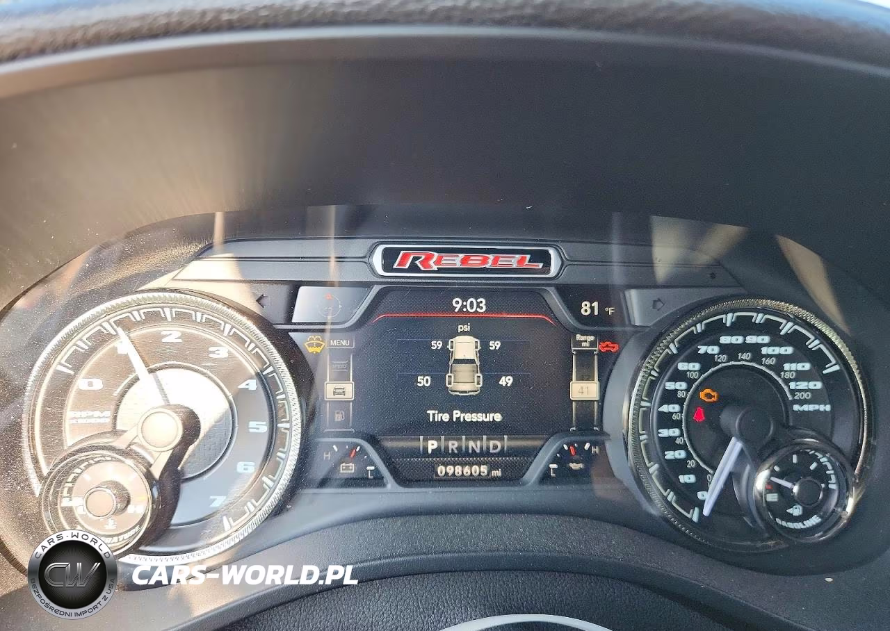 2020 Ram 1500 Rebel VIN:1C6SRFET9LN198631 - 9