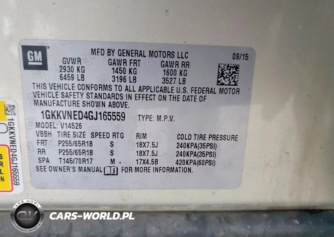 2016 GMC Acadia Sle VIN:1GKKVNED4GJ165559 - 13