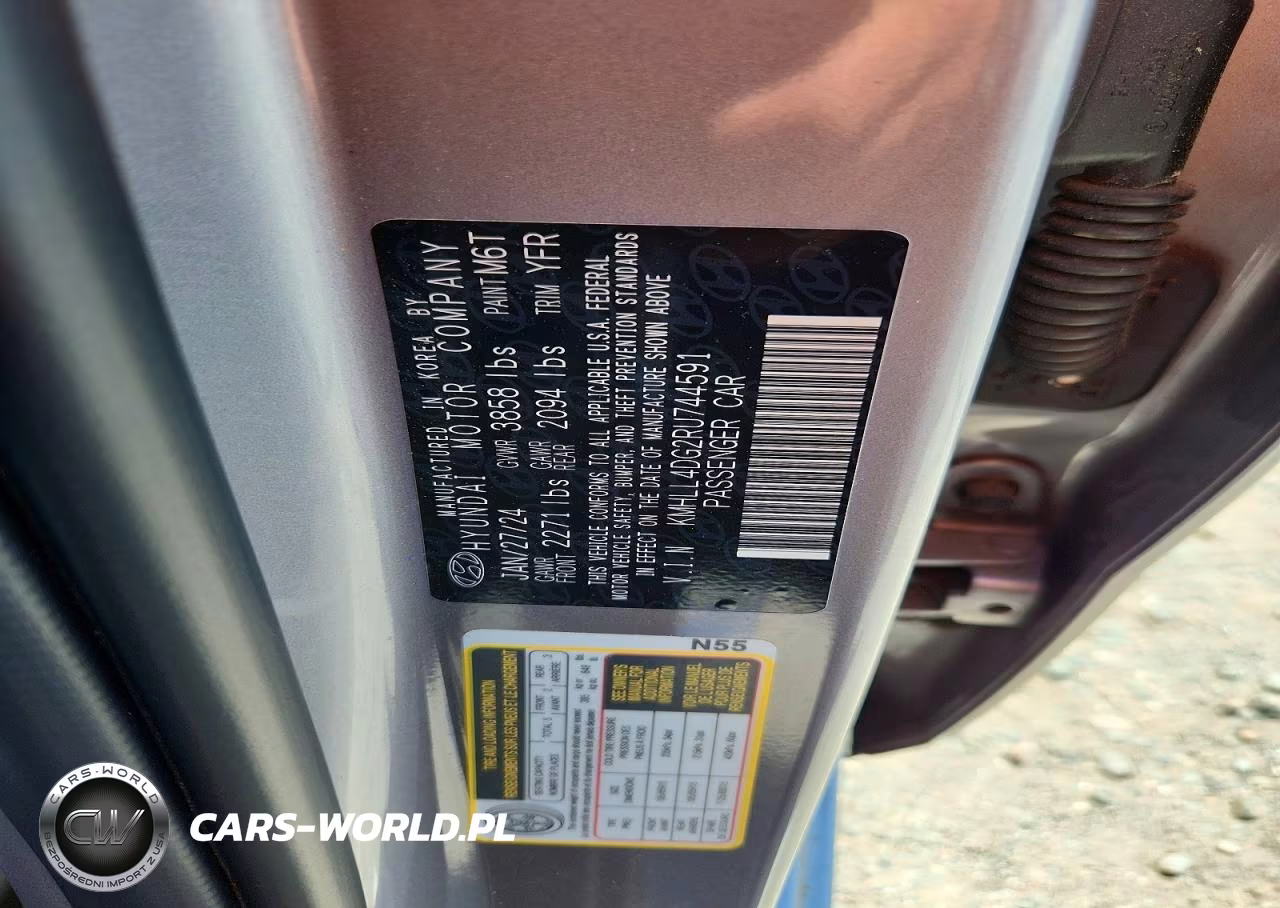 2024 Hyundai Elantra Se VIN:KMHLL4DG2RU744591 - 13