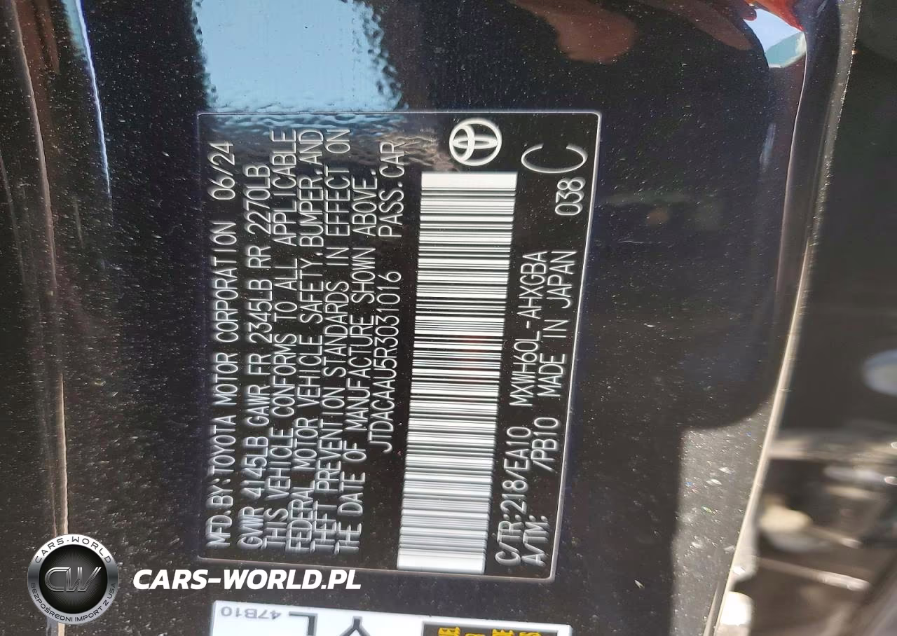 2024 Toyota Prius Xle VIN:JTDACAAU5R3031016 - 13