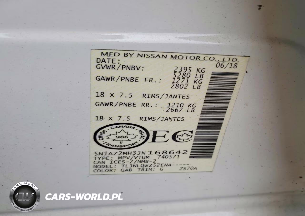 2018 Nissan Murano S VIN:5N1AZ2MH3JN168642 - 13