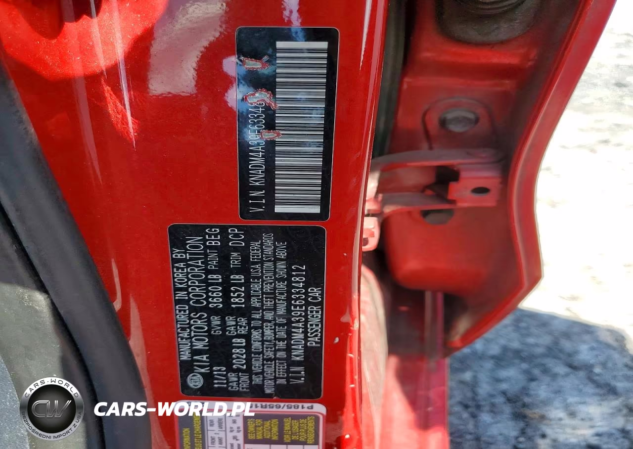 2014 Kia Rio Lx VIN:KNADM4A39E6334812 - 12