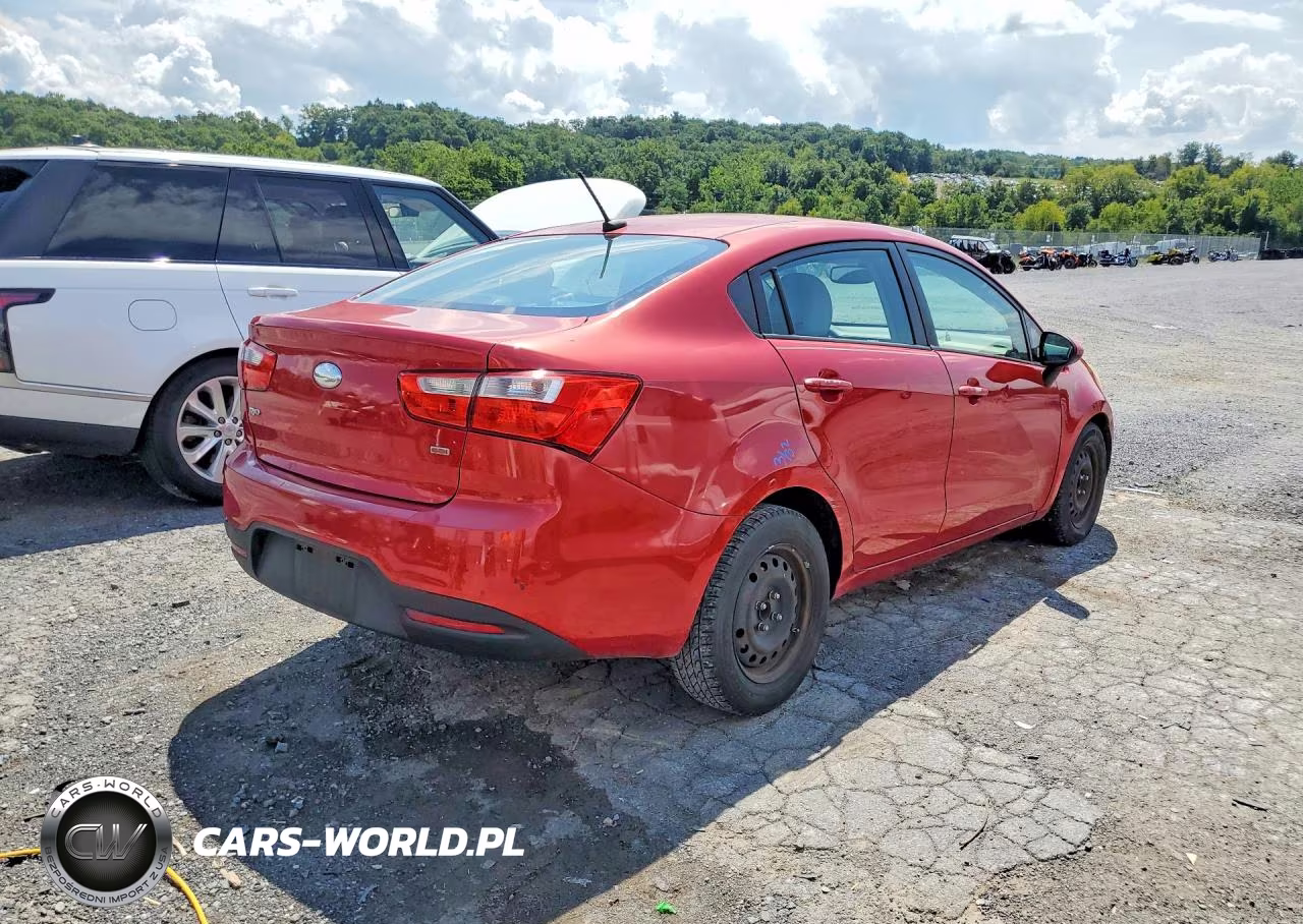 2014 Kia Rio Lx VIN:KNADM4A39E6334812 - 3