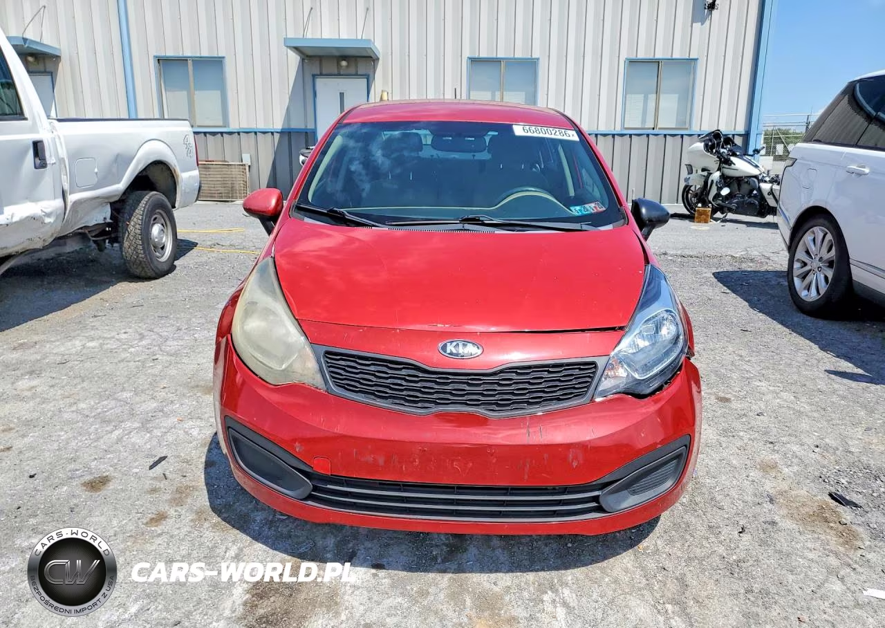 2014 Kia Rio Lx VIN:KNADM4A39E6334812 - 5
