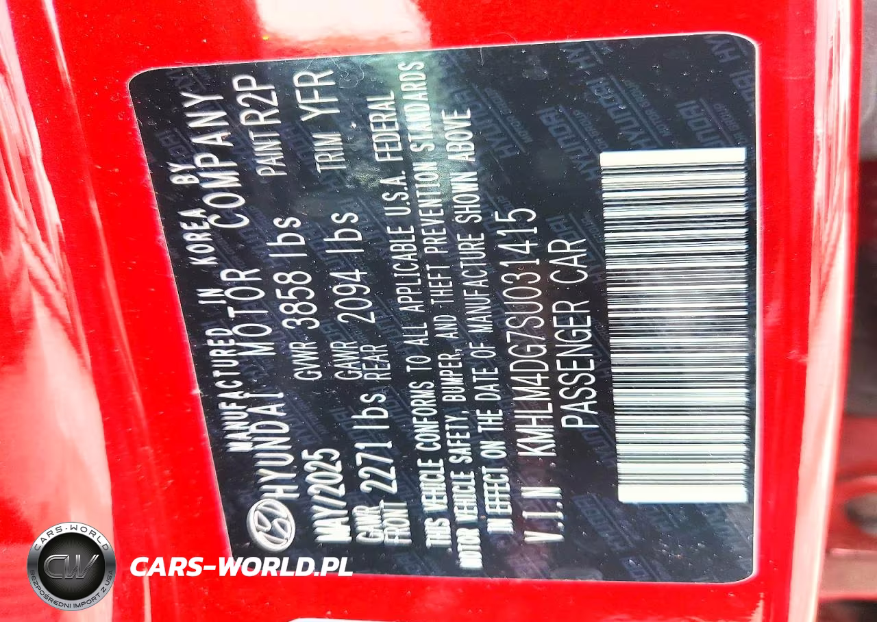 2025 Hyundai Elantra Sel Sport VIN:KMHLM4DG7SU031415 - 12