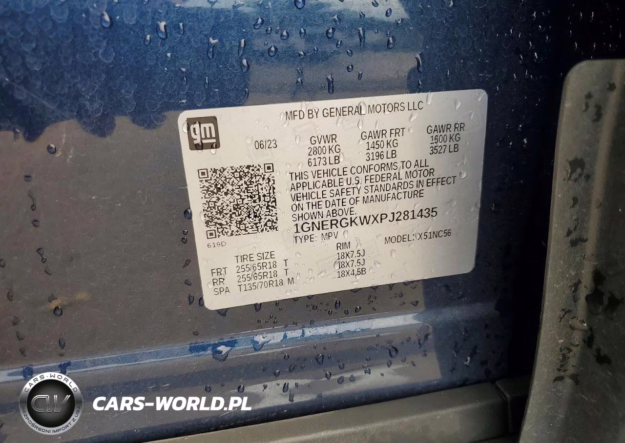 2023 Chevrolet Traverse Lt VIN:1GNERGKWXPJ281435 - 12
