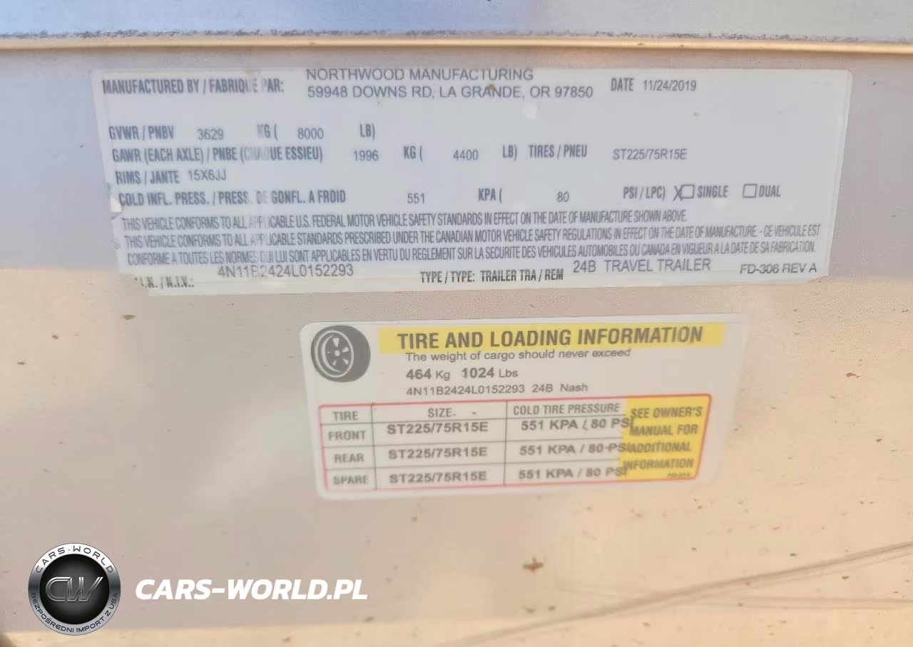 2020 Northwood Nash Camper VIN:4N11B2424L0152293 - 10