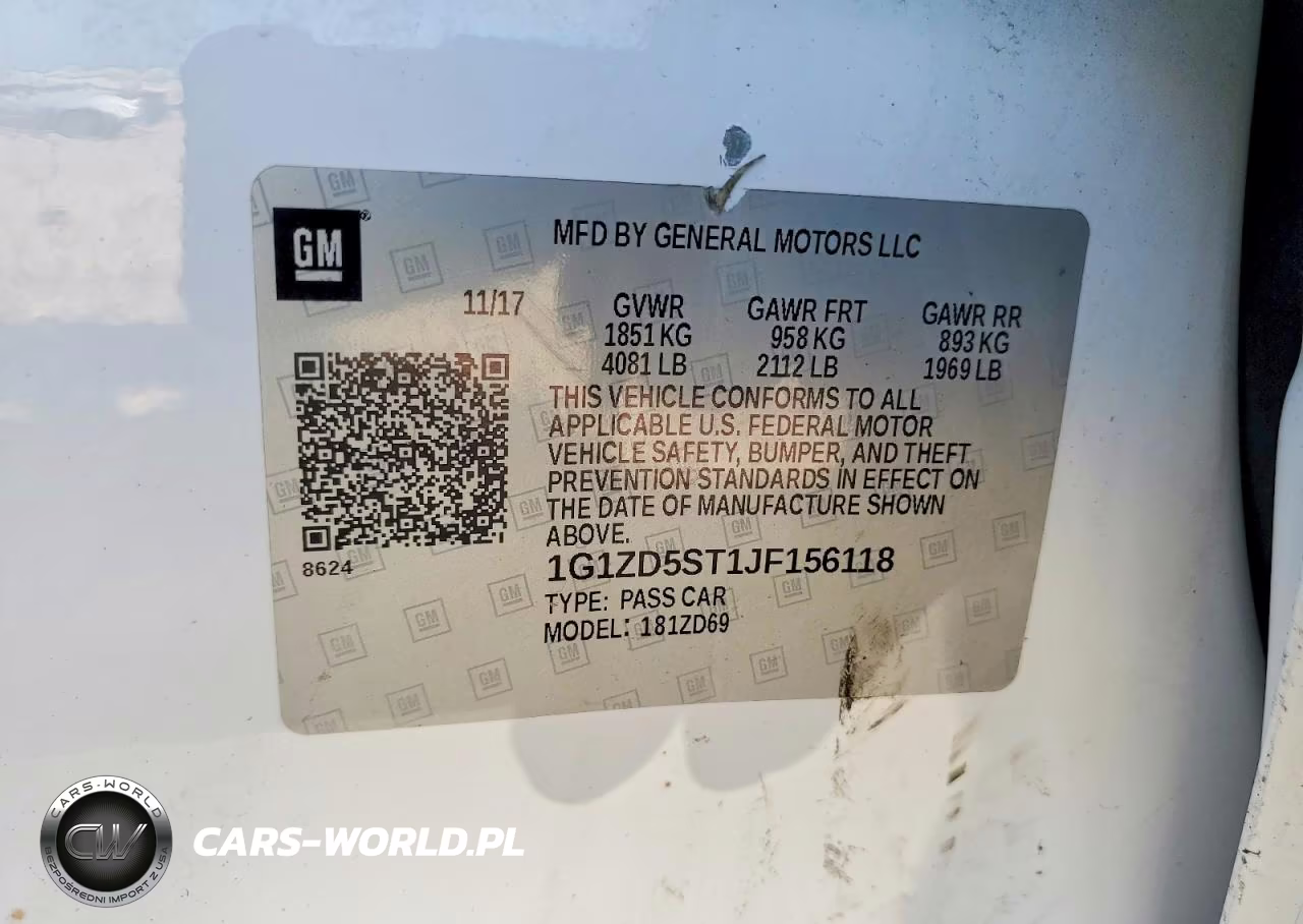 2018 Chevrolet Malibu Lt VIN:1G1ZD5ST1JF156118 - 12
