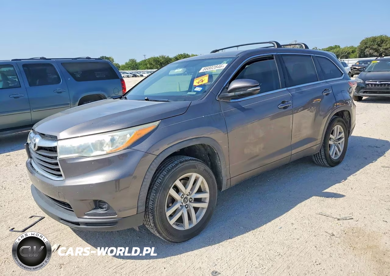 2016 Toyota Highlander Le VIN:5TDZARFH6GS023005 - 1