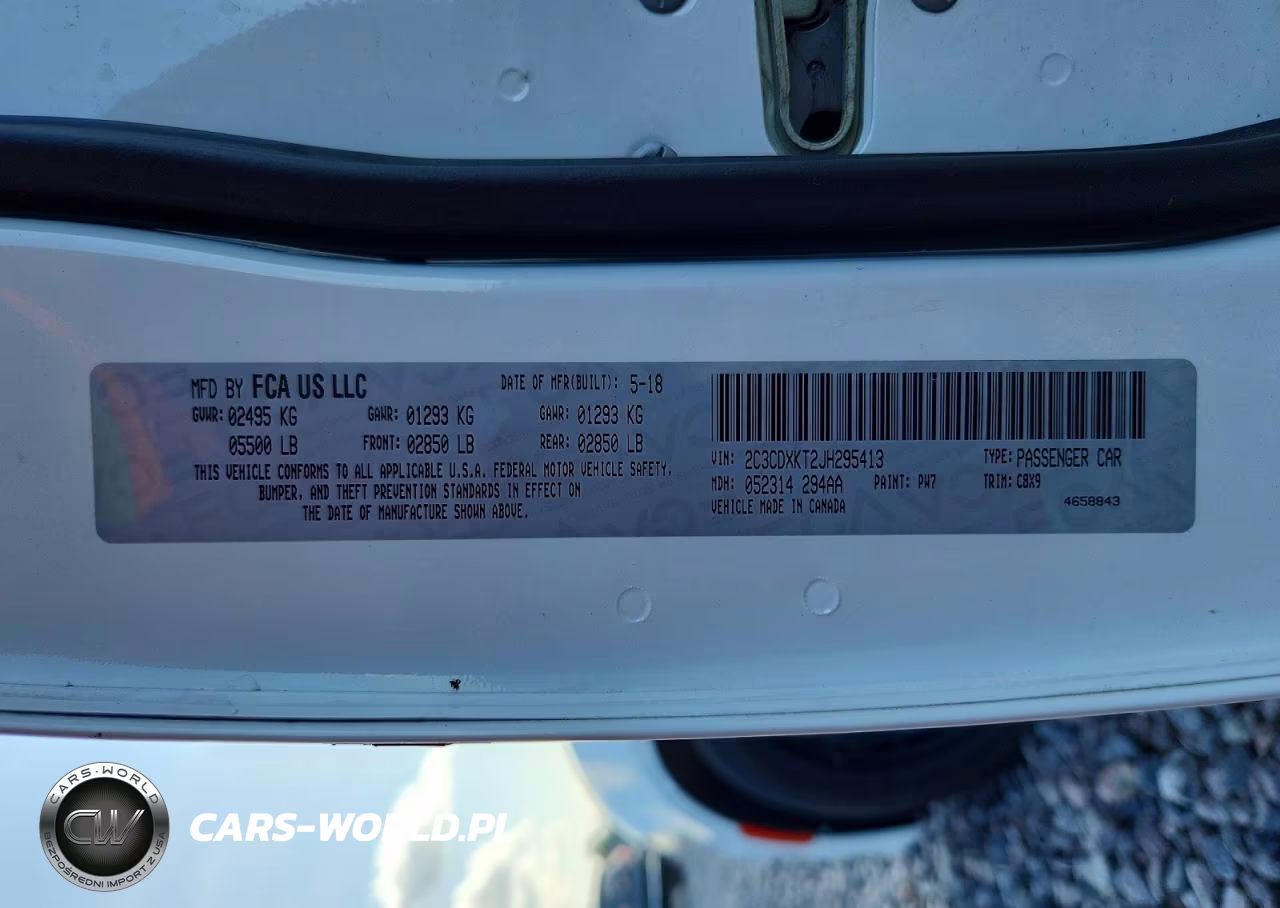 2018 Dodge Charger Police VIN:2C3CDXKT2JH295413 - 13