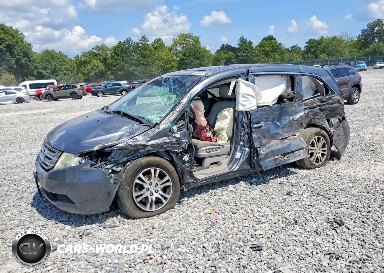 2013 Honda Odyssey Exl VIN:5FNRL5H63DB018259 - 1