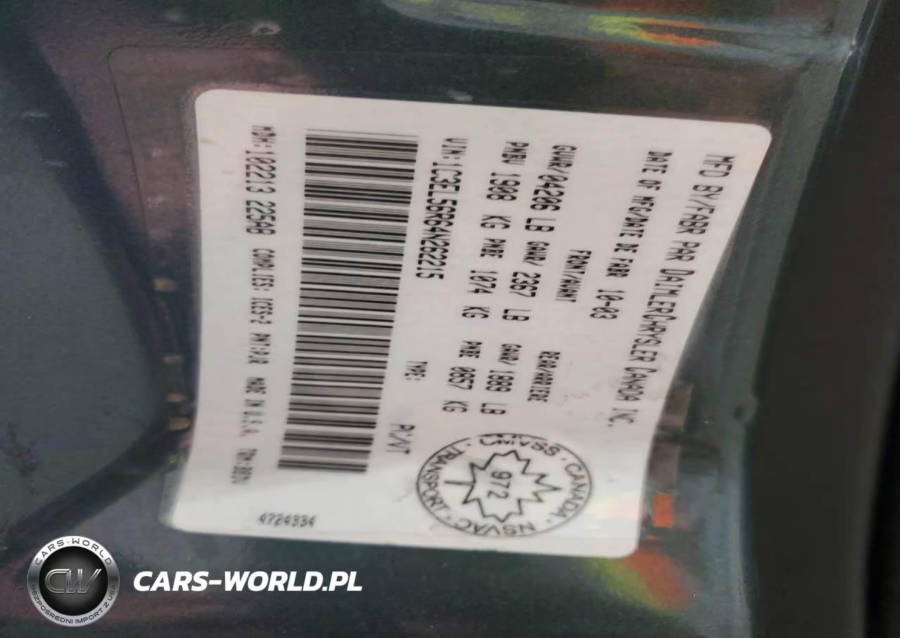 2004 Chrysler Sebring Lxi VIN:1C3EL56R64N262215 - 12
