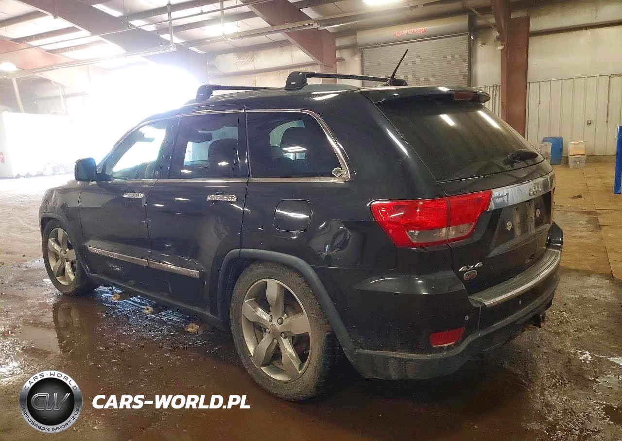 2013 Jeep Grand Cherokee Overland VIN:1C4RJFCT3DC543876 - 2