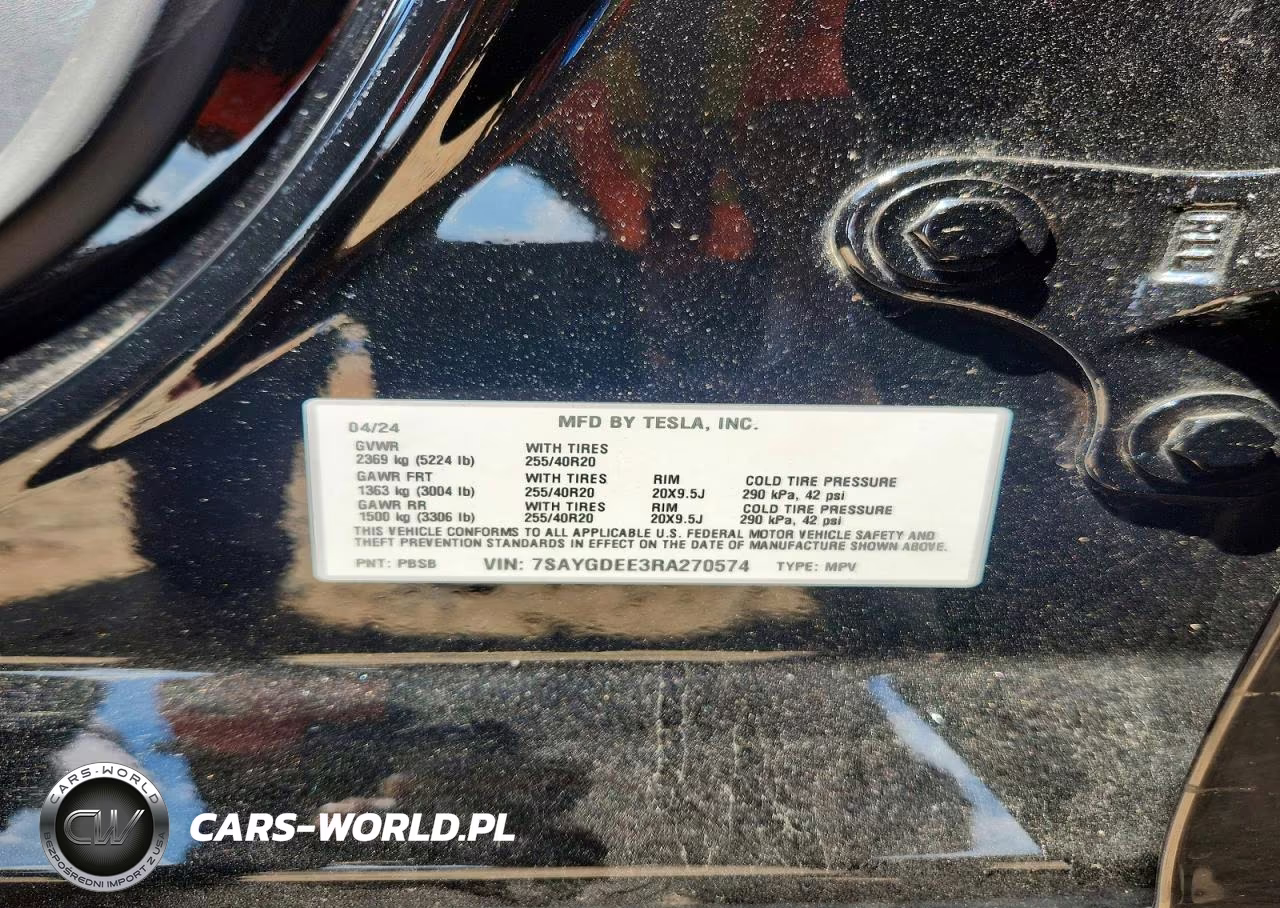 2024 Tesla Model Y VIN:7SAYGDEE3RA270574 - 12
