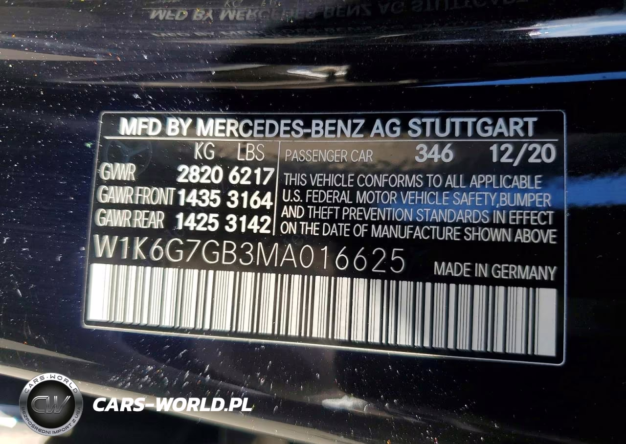 2021 Mercedes-Benz S 580 4Matic VIN:W1K6G7GB3MA016625 - 13