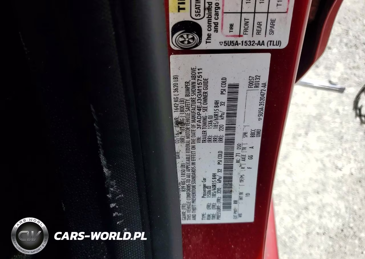2016 Ford Fiesta Se VIN:3FADP4EJ3GM157511 - 14