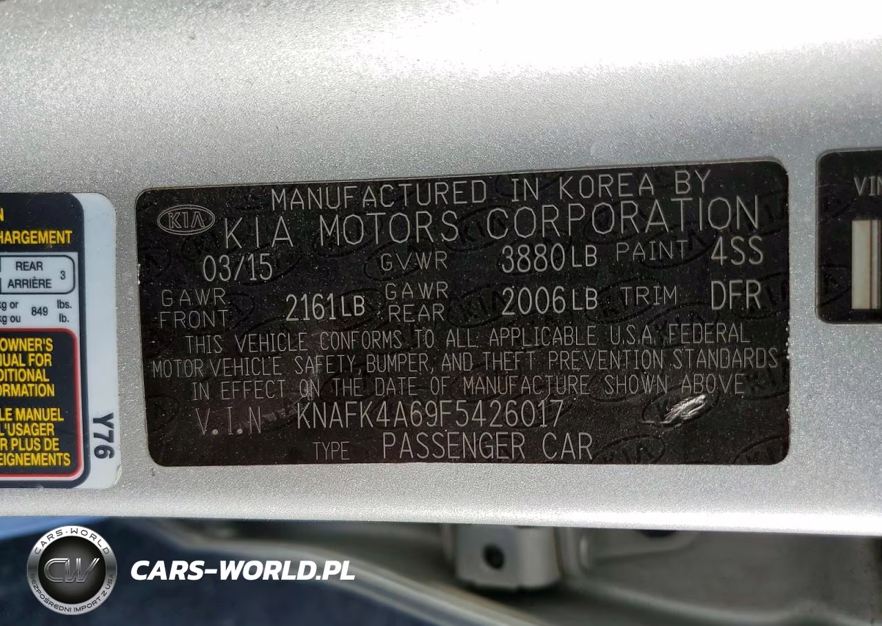 2015 Kia Forte Lx VIN:KNAFK4A69F5426017 - 12