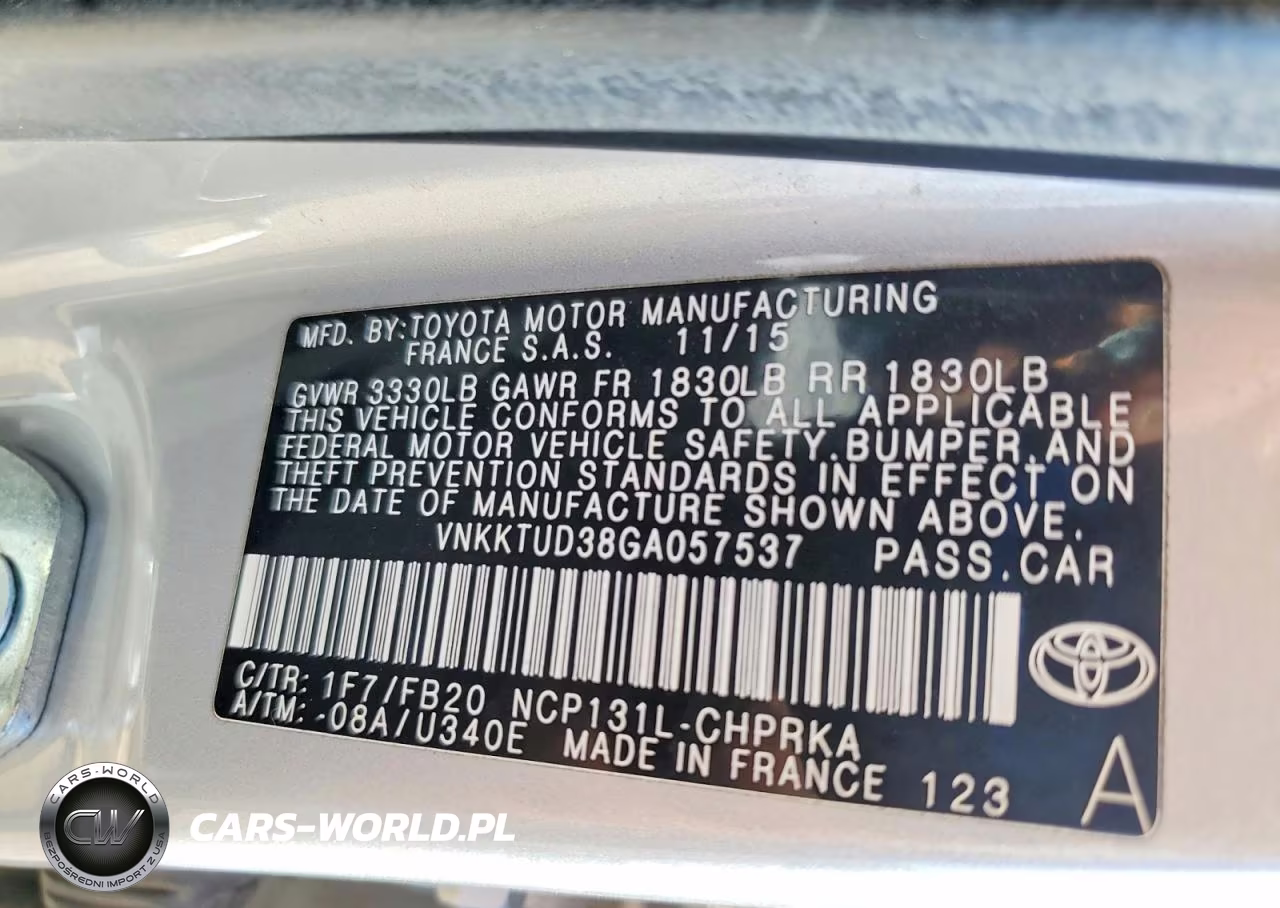 2016 Toyota Yaris 5-Door Le VIN:VNKKTUD38GA057537 - 13