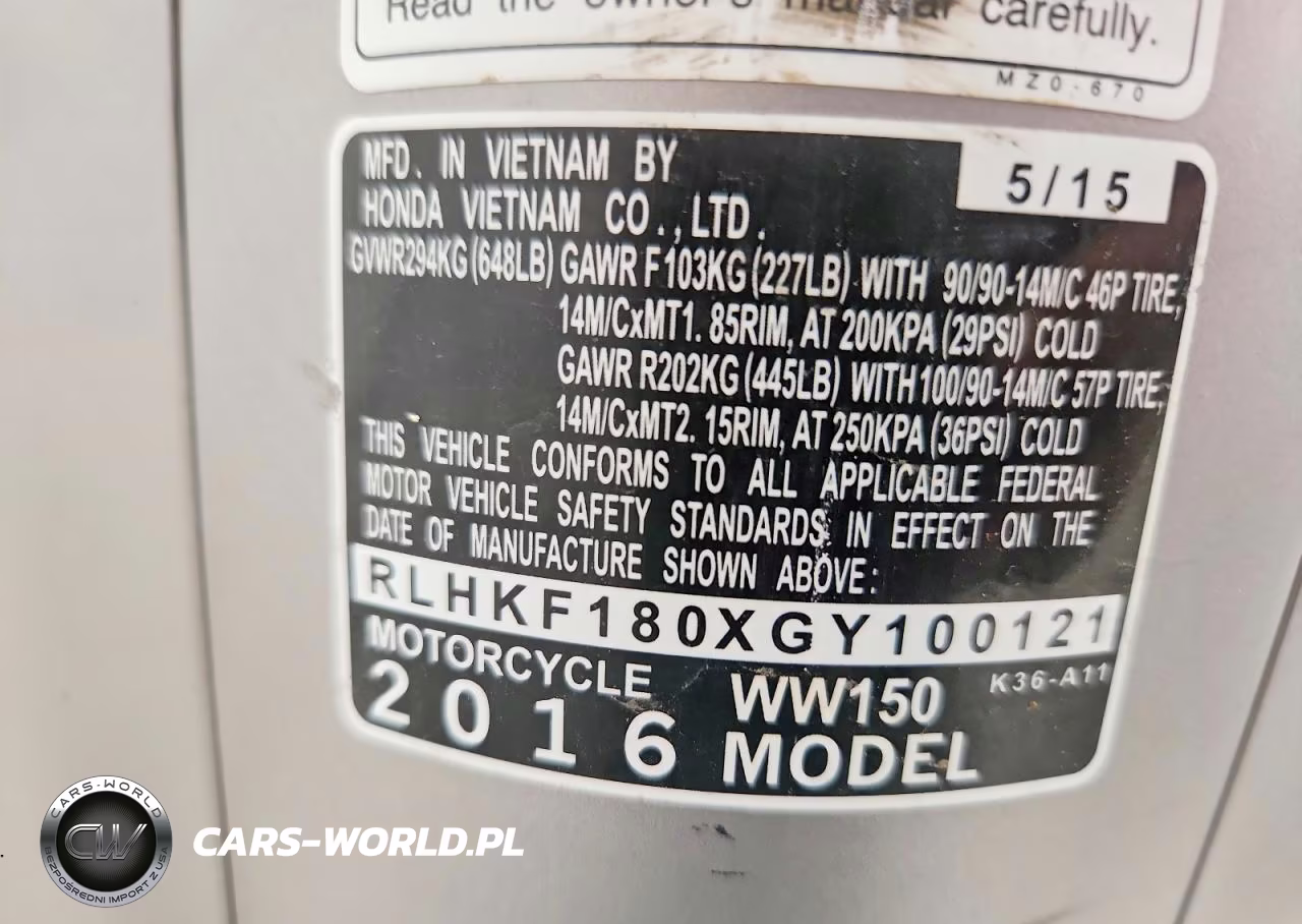2016 Honda Pcx 150 VIN:RLHKF180XGY100121 - 10