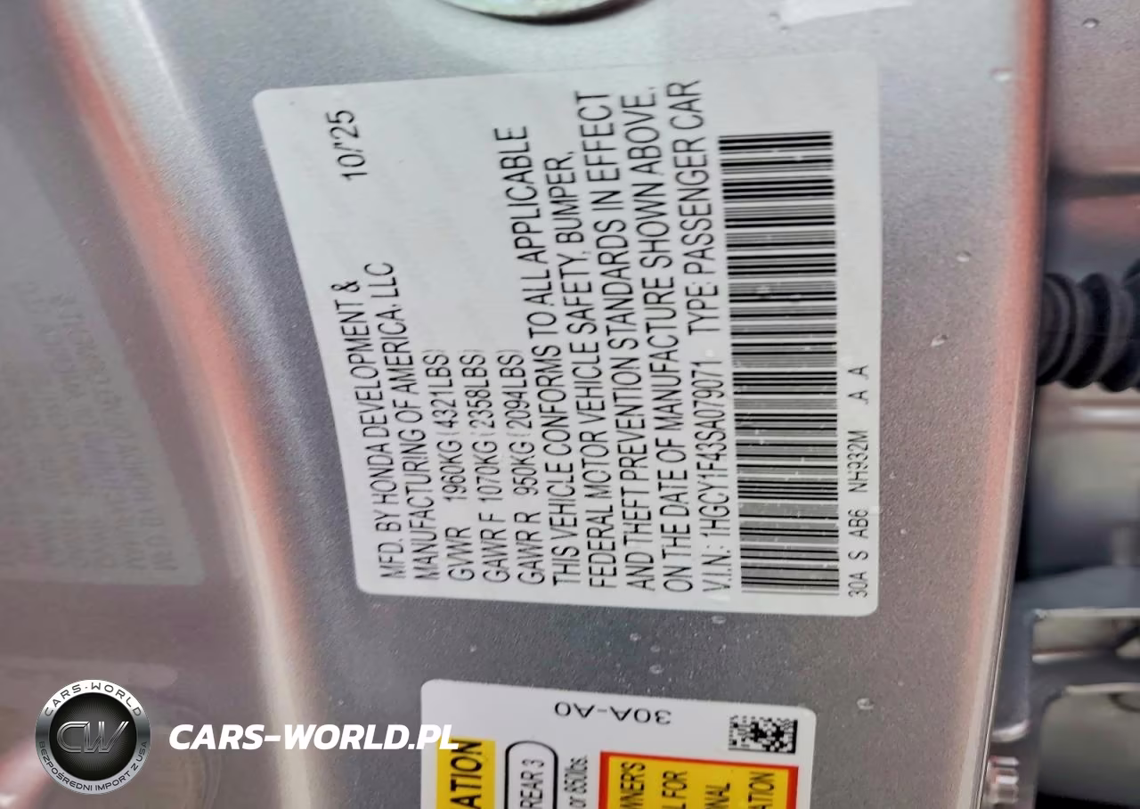 2025 Honda Accord Se VIN:1HGCY1F43SA079071 - 13