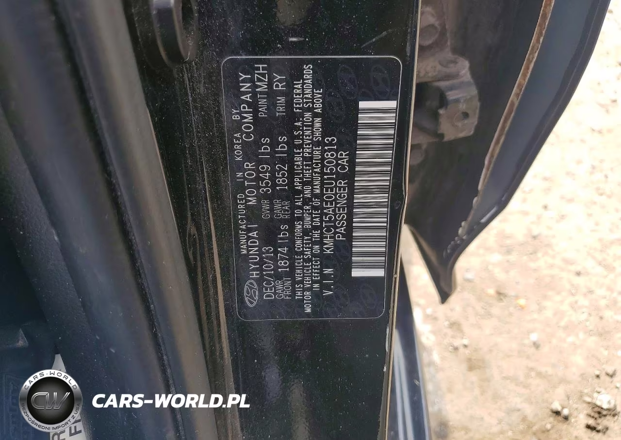 2014 Hyundai Accent Gs VIN:KMHCT5AE0EU150813 - 13