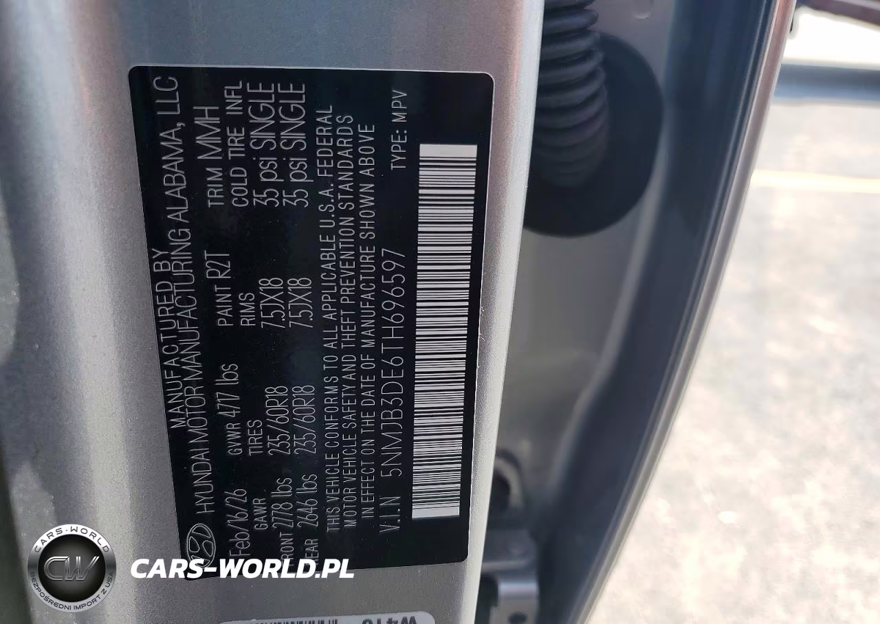 2026 Hyundai Tucson Sel VIN:5NMJB3DE6TH696597 - 14