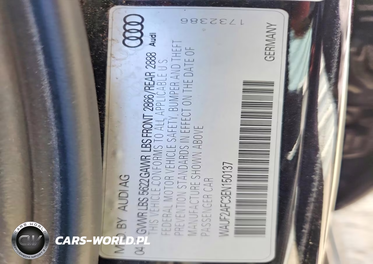 2014 Audi S6 VIN:WAUF2AFC3EN150137 - 12