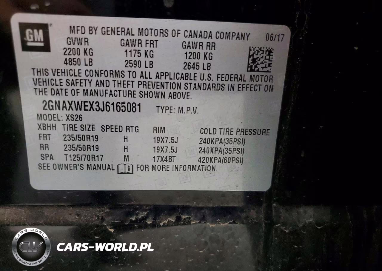 2018 Chevrolet Equinox Premier VIN:2GNAXWEX3J6165081 - 14