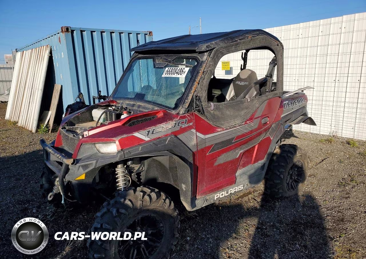 2018 Polaris General 1000 Utility Vehicle VIN:3NSRGK993JH478290 - 2