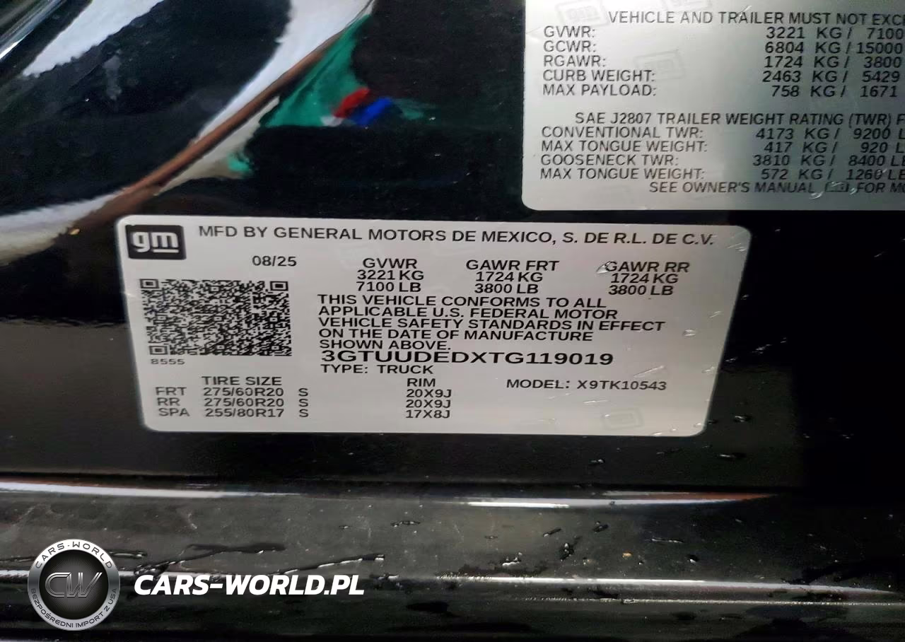 2026 GMC Sierra K1500 Slt VIN:3GTUUDEDXTG119019 - 12